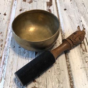 Singing Bowl & Buddha Mallet